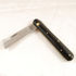 Solution di Patrizi clasp reed knife with black pastic handle